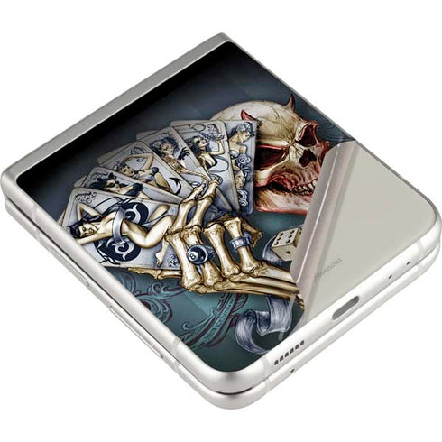 Alchemy Carta Read Em and Weep Galaxy Z Flip3 5G Skin